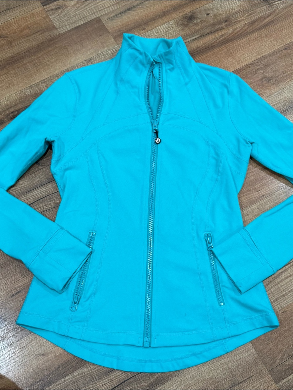 Lululemon Define teal jacket size 8